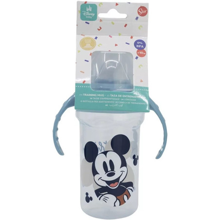 Tasse de voyage Anti-Fuite avec Poignées BEC Silicone Mickey Mouse 360mL - DISNEY BABY - STO-10428