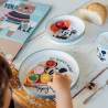 Assiette anti-dérapante Mickey Mouse Plastique 10 mois Bleu – THERMOBABY - STO-10493
