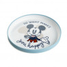 Assiette anti-dérapante Mickey Mouse Plastique 10 mois Bleu – THERMOBABY - STO-10493