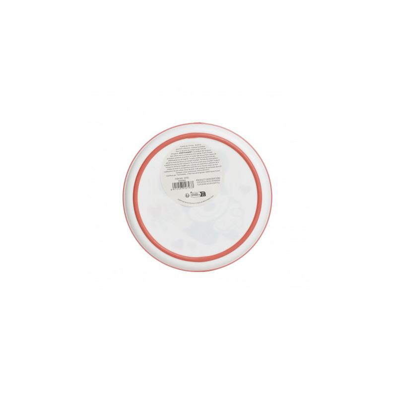 Assiette anti-dérapante Minnie Mouse Plastique 10 mois Rose - THERMOBABY - STO-10793
