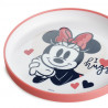 Assiette anti-dérapante Minnie Mouse Plastique 10 mois Rose - THERMOBABY - STO-10793