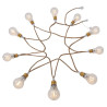 Guirlande extérieure 10ampoules LED blanc chaud intensité variable MINTA