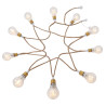 Guirlande extérieure 10ampoules LED blanc chaud intensité variable MINTA