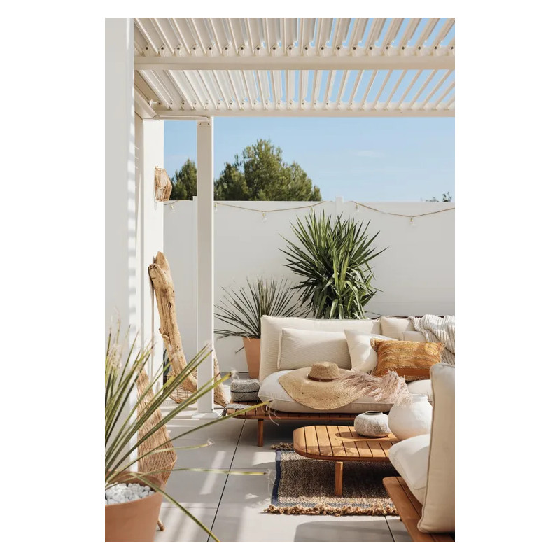 Guirlande extérieure 10ampoules LED blanc chaud intensité variable MINTA