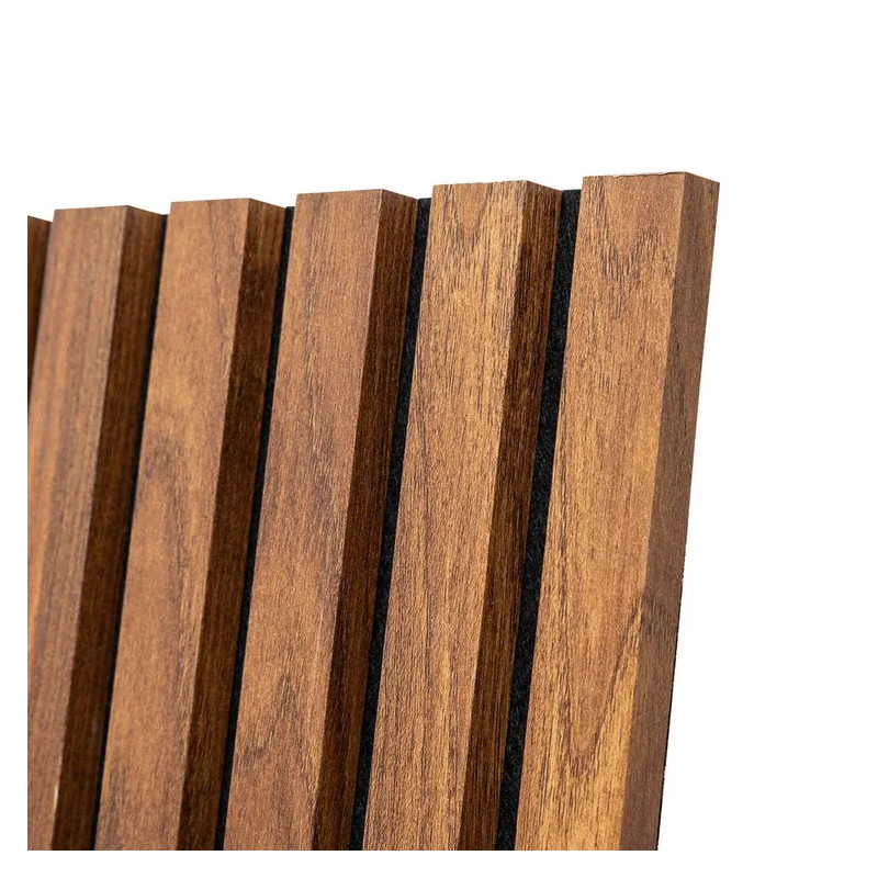 Panneau décoratif mural Colva bois foncé 120 x 60cm