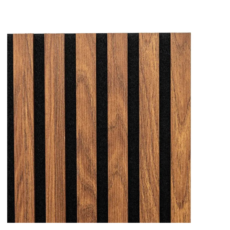 Panneau décoratif mural Colva bois foncé 120 x 60cm