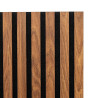 Panneau décoratif mural Colva bois foncé 120 x 60cm