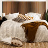 Panneau décoratif mural Colva bois foncé 120 x 60cm