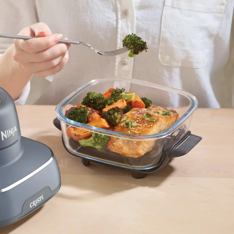 Friteuse sans huile à air chaud portable 4en1 Ninja Crispi gris - NINJA - FN101EUGY