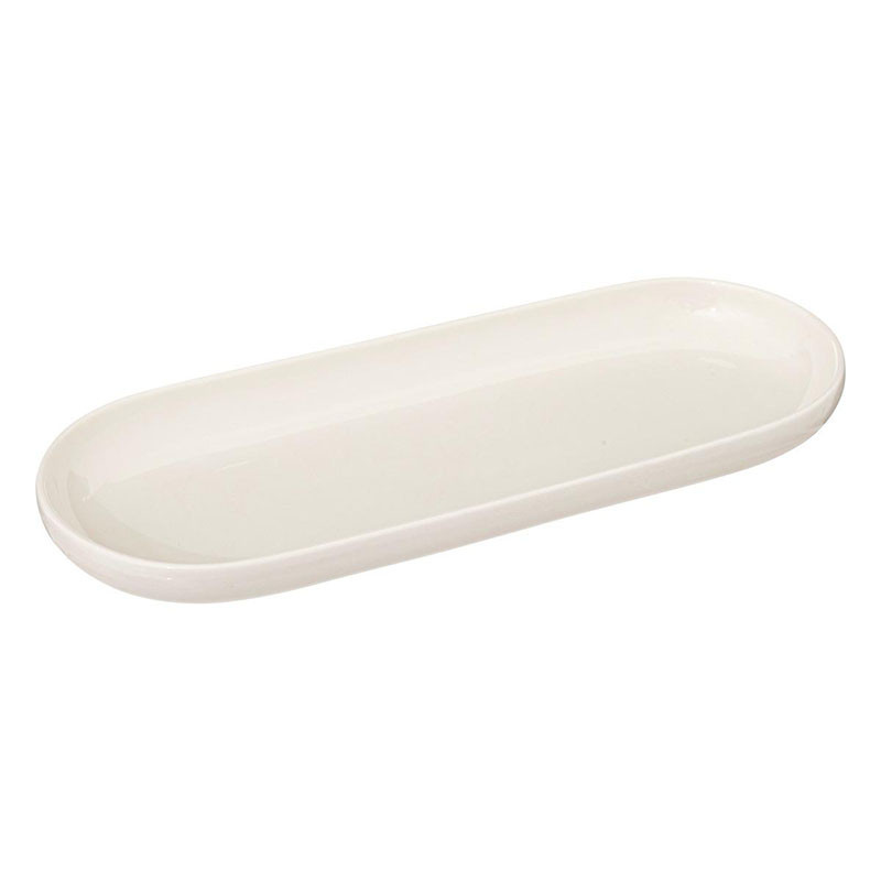 Plat oval Nora 23x9cm Blanc - SECRET DE GOURMET