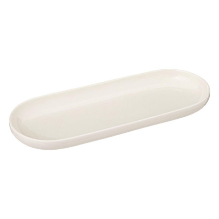 Plat oval Nora 23x9cm Blanc - SECRET DE GOURMET