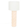 Lampadaire cylindre Noly en céramique H.102cm Beige - ATMOSPHERA