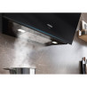 Hotte décorative murale inclinée avec finition en verre 90cm Noir - SIEMENS - LC91KLT60