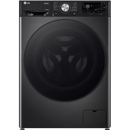 Lave-linge séchant hublot 11/6kg 1400 trs/min Noir - LG - F164R78BSTA