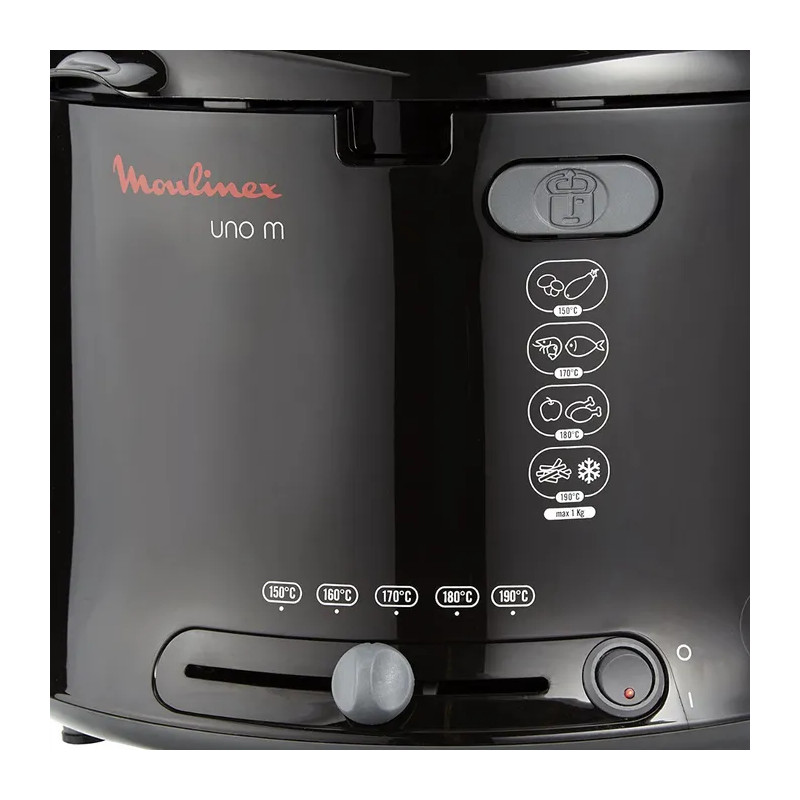 Friteuse électrique Uno M 1,8L Noir - MOULINEX - AF125810