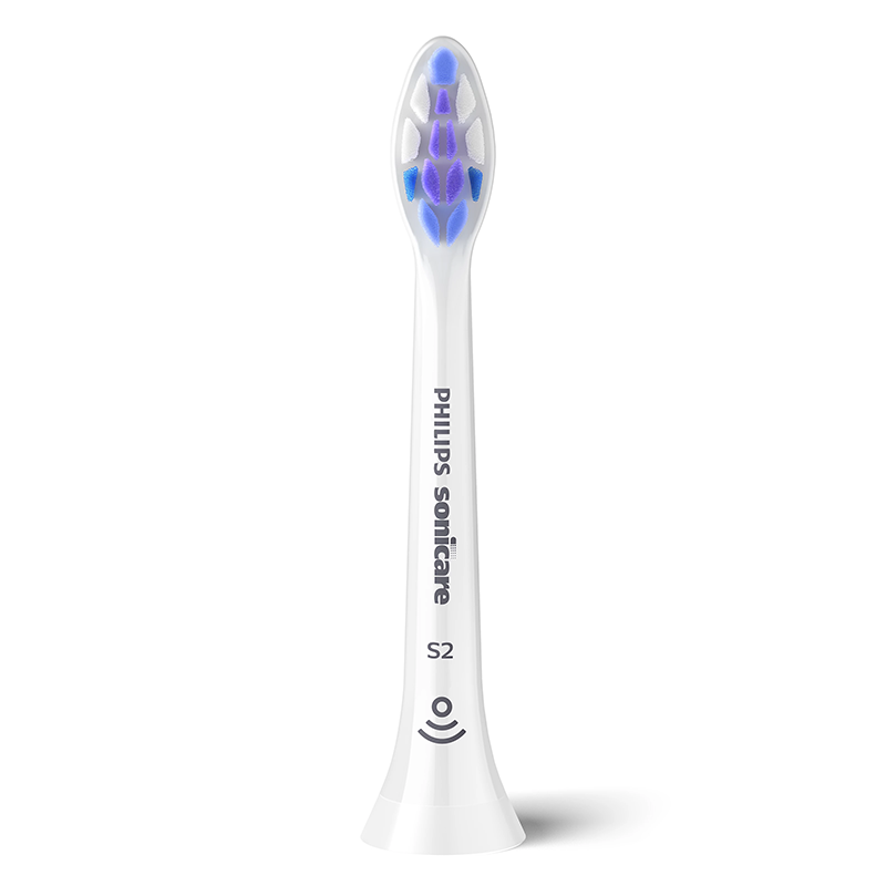 Têtes de brosse à dents soniques S2 Sensitive Ultra-souple Blanc - PHILIPS - HX6052/10