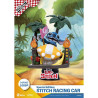 Figurine D-Stage Disney Stitch Racing Car Édition Spéciale 16cm - BEAST KINGDOM - 81689000003