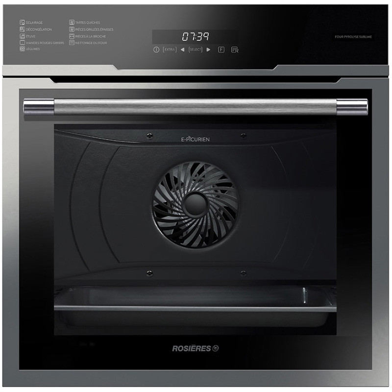 Four encastrable pyrolyse Sublime 70L Inox/Noir ROSIERES RFZ7972IN — free download