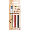 Stylo-bille 4 couleurs Wood Style - BIC