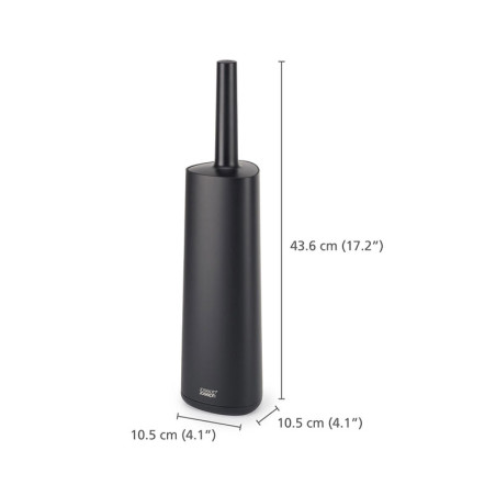 Brosse WC Flex 360 Noir mat - JOSEPH JOSEPH