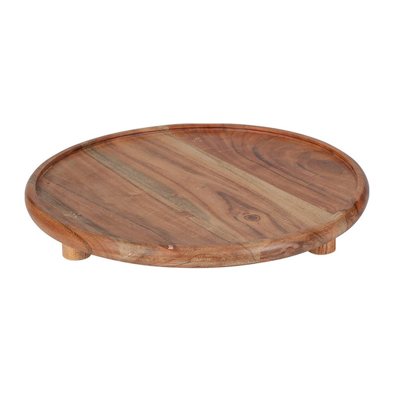 Planche ronde en bois d'acacia 27cm – HOME & STYLING COLLECTION