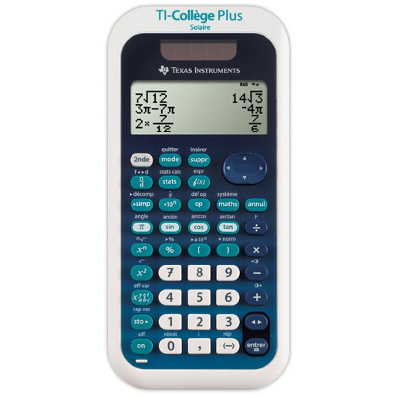 Calculatrice TI-Collège Plus