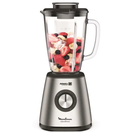 Blender Blendforce base métal 1,75L Inox - MOULINEX - LM439D10