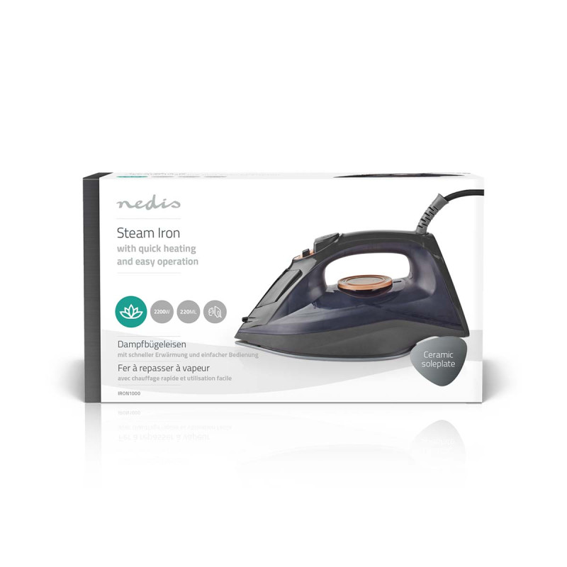 Fer à repasser 2200W 25 g/m - NEDIS - IRON100