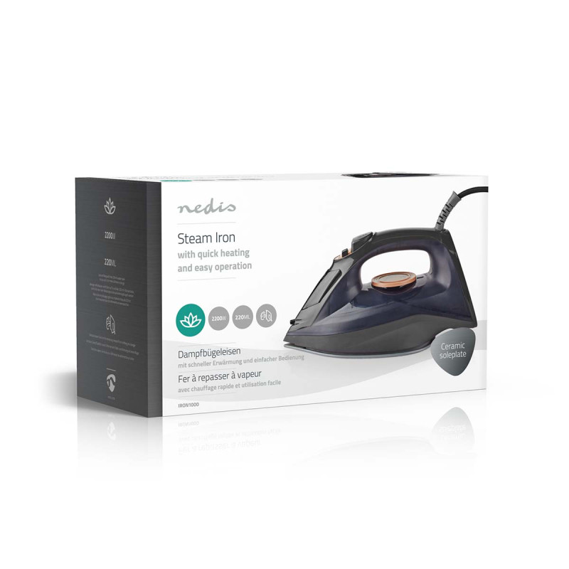 Fer à repasser 2200W 25 g/m - NEDIS - IRON100