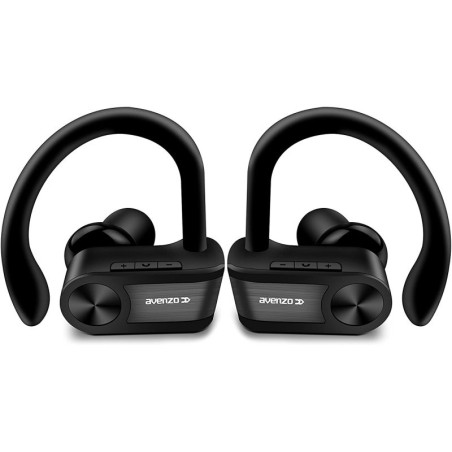 Casque Intra-auriculaire Bluetooth sport True Wireless Noir - AVENZO - AV652