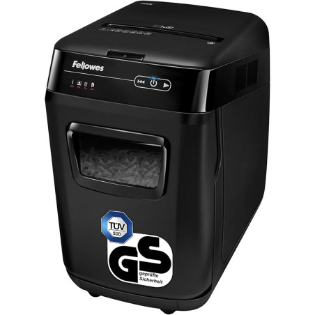 Destructeur de documents AutoMax 200C 4X38mm Noir - FELLOWES - 4653602