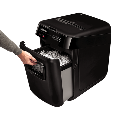 Destructeur de documents AutoMax 200C 4X38mm Noir - FELLOWES - 4653602