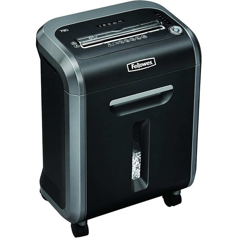 Destructeur de documents Powershred 79Ci coupe croisée 4x38mm Noir - FELLOWES - 4679004