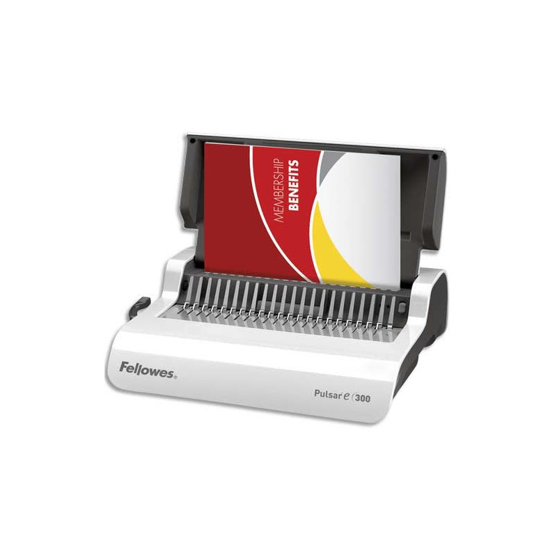 Perforelieur électrique Pulsar E-300 Blanc - FELLOWES - 5620701