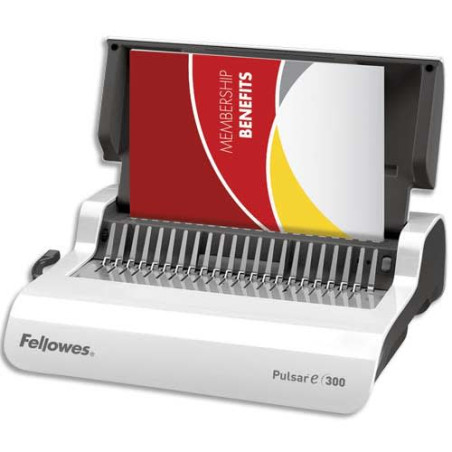 Perforelieur électrique Pulsar E-300 Blanc - FELLOWES - 5620701