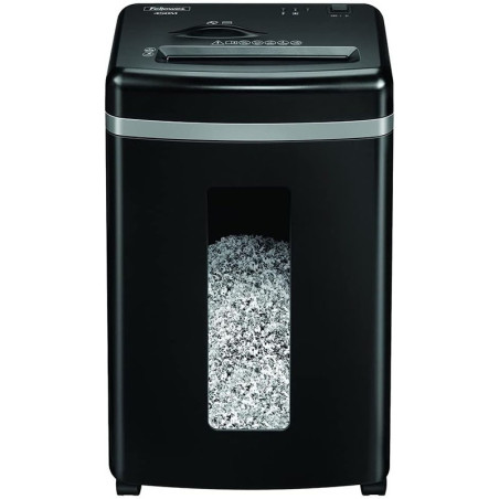 Destructeur de documents Microshred™ 450M 9 feuilles 2x12mm Noir - FELLOWES - 4074101