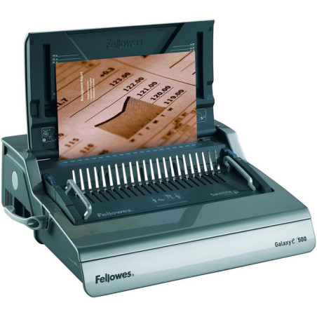 Perforelieur électrique Galaxy E-500 25 feuilles Gris anthracite - FELLOWES - 5622101
