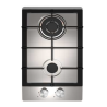 PLAQUE CUISSON 2 FEUX GAZ 4kW INOX MERLIN - M-DOM30G-I