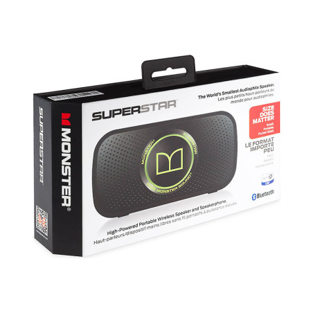 Enceinte Bluetooth portable SuperStar Vert Fluo - MONSTER - MOC-129265