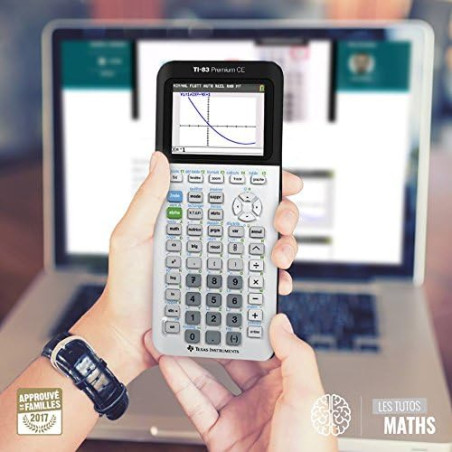 Calculatrice graphique TI-83 Premium CE Pack Blanc - TEXAS INSTRUMENTS - TI83PREMPACK