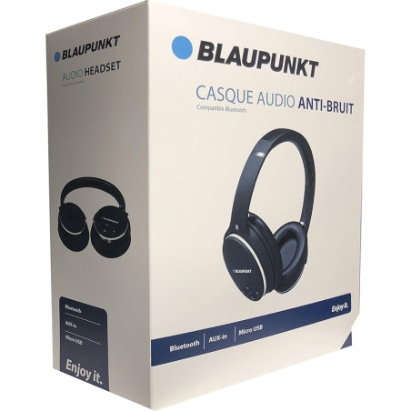 Casque audio sans fil avec système anti-bruit Noir - BLAUPUNKT - BLP4400-002
