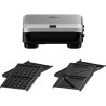 Appareil multifonction sandwich-gaufre SnackMaker 5 800W Gris noir/Argenté - BRAUN - SM5005SILVBK