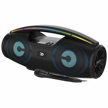 Enceinte Bluetooth portable avec LED et micro Noir - AVENZO - AVSP3502B