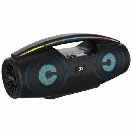 Enceinte Bluetooth portable avec LED et micro Noir - AVENZO - AVSP3502B