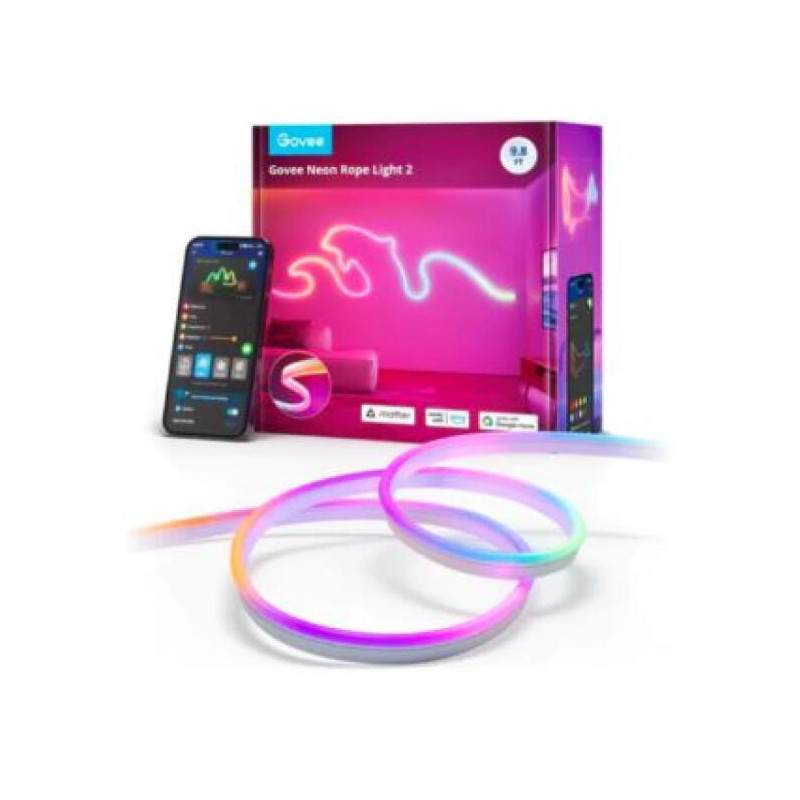 Bande lumineuse Rope Light 2 3M Neon - GOVEE - GOVH61D3-W