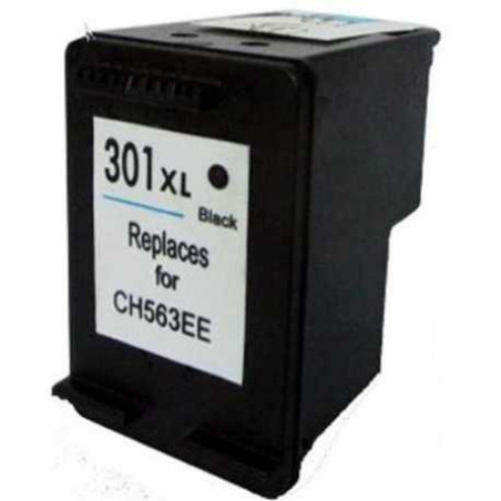 Cartouche jet d'encre remanufacturée HP CH563EE N 301 XL Noir - GS - BPKR301BKXLGS