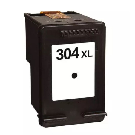 Cartouche jet d'encre remanufacturée HP N9K08AE 304XL Noir - GS - BPKR304BKXLGS