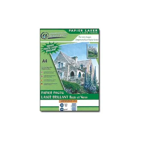 Papier photo laser A4 200g/m² recto verso brillant - QRT - QRT8004