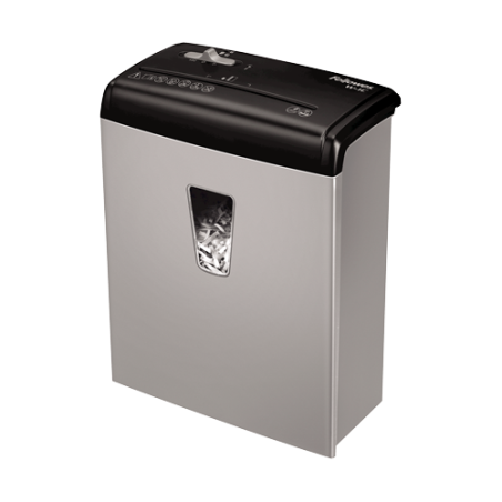 Destructeur de documents Powershred W-1C coupe croisée 6 feuilles 4X35mm Gris/Noir - FELLOWES - 4681001