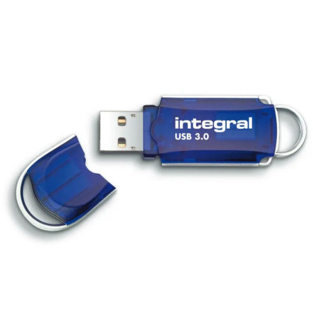 Clé USB 3.0 Courier 32Go Bleu - INTEGRAL - CLECOURRIER32Go